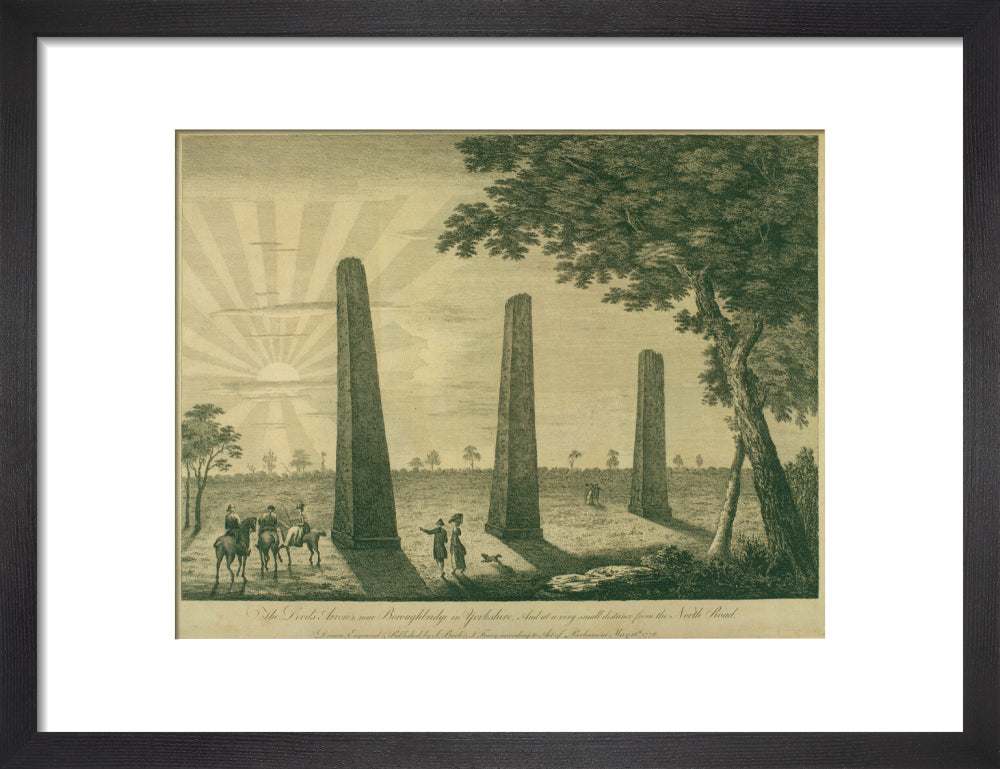 Samuel Buck, The Devil's Arrows, Boroughbridge, 1778