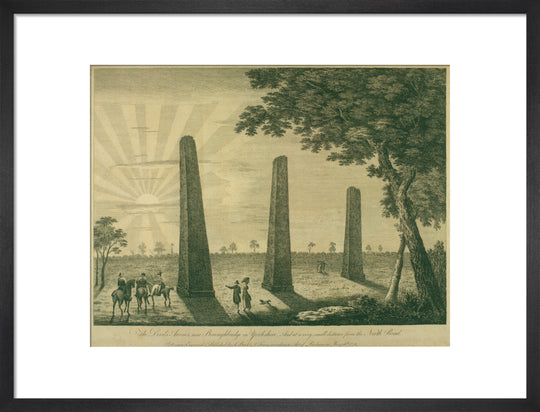 Samuel Buck, The Devil's Arrows, Boroughbridge, 1778