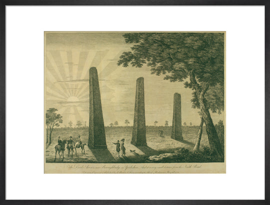 Samuel Buck, The Devil's Arrows, Boroughbridge, 1778