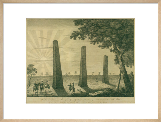 Samuel Buck, The Devil's Arrows, Boroughbridge, 1778