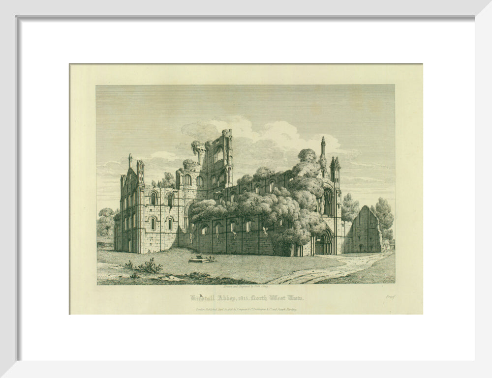 Kirkstall Abbey (North West View)