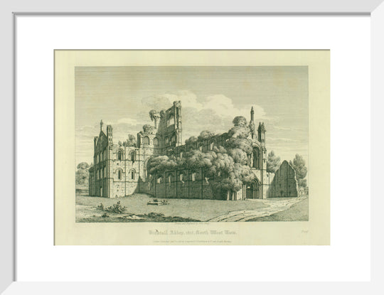 Kirkstall Abbey (North West View)