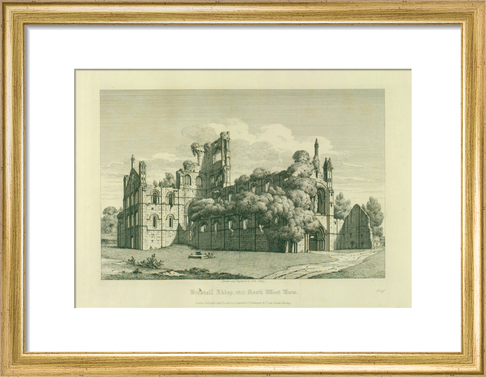 Kirkstall Abbey (North West View)