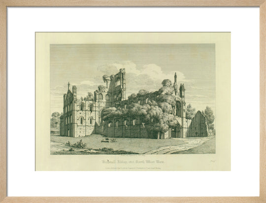 Kirkstall Abbey (North West View)