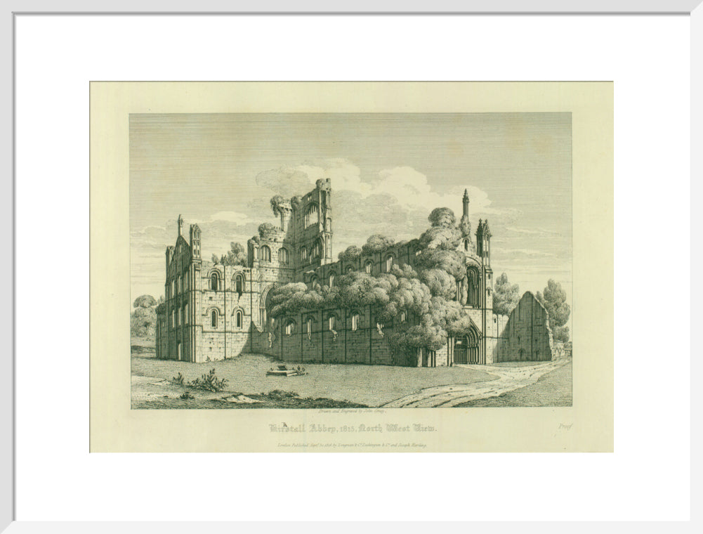Kirkstall Abbey (North West View)