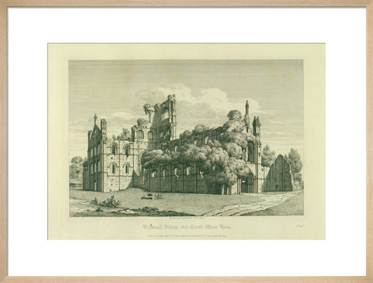Kirkstall Abbey (North West View)