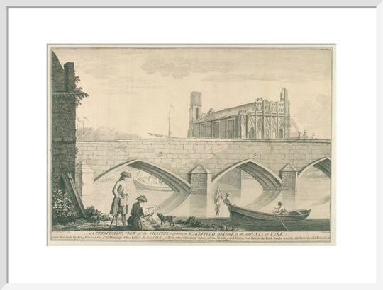 George Fleming, A perspective view of the Chapel adjoining to Wakefield bridge, 1743