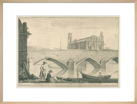 George Fleming, A perspective view of the Chapel adjoining to Wakefield bridge, 1743