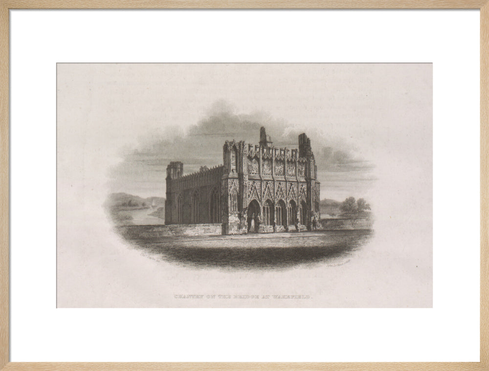 John Le Keux and Thomas Taylor (engraver), Chantry on the bridge at Wakefield, n.d.