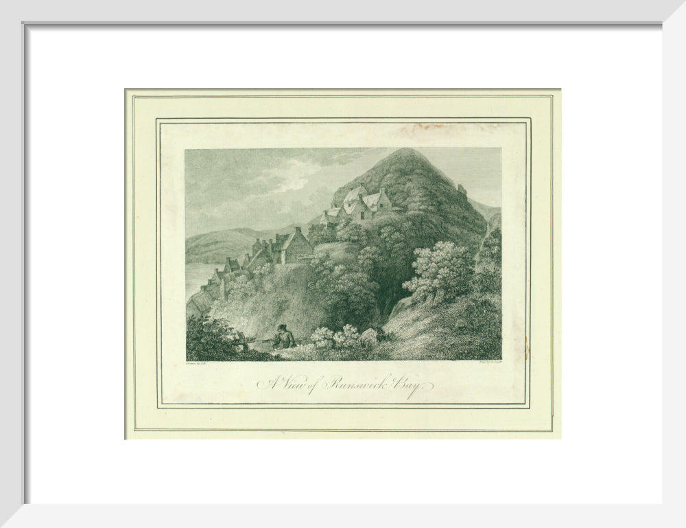 R Scott, A View of Runswick Bay, n.d.