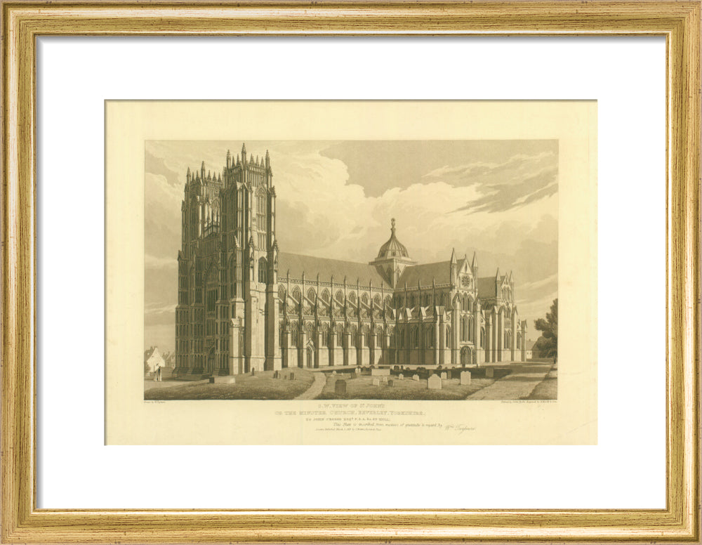 South West View of Beverley Minster