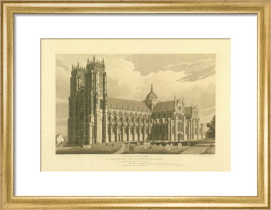 South West View of Beverley Minster