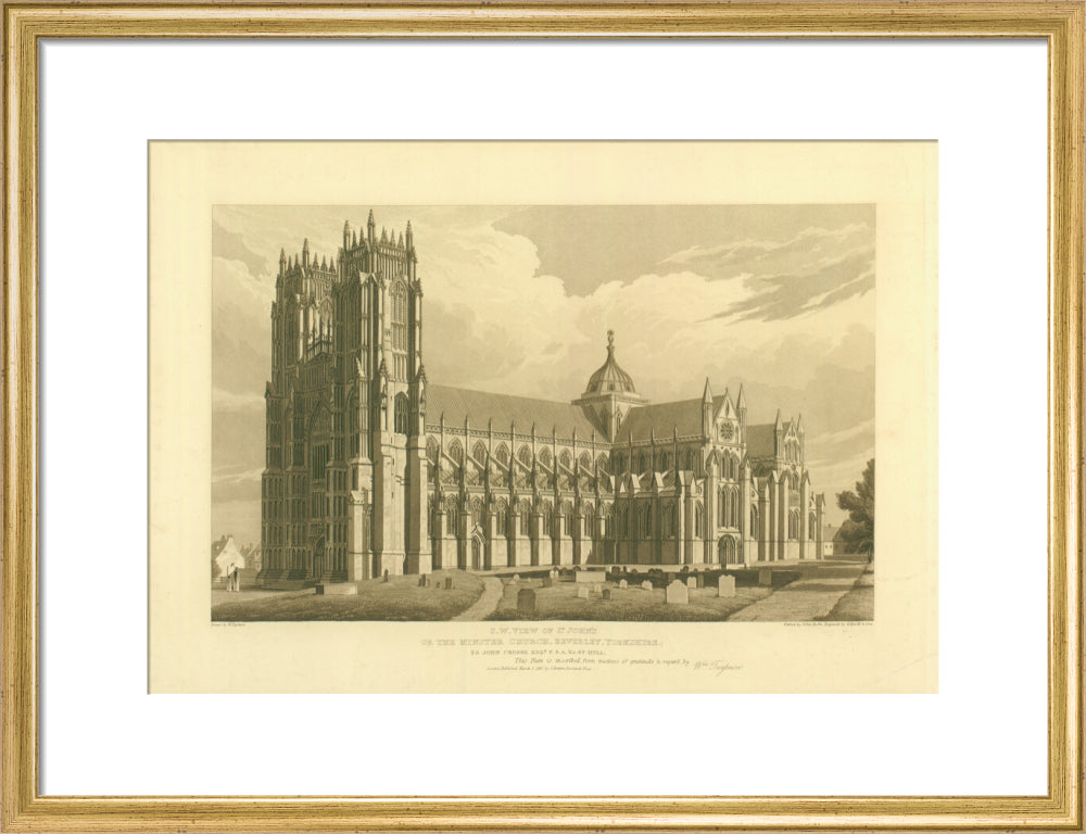 South West View of Beverley Minster
