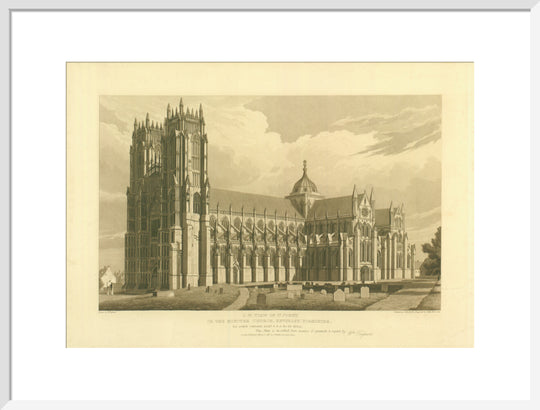 South West View of Beverley Minster