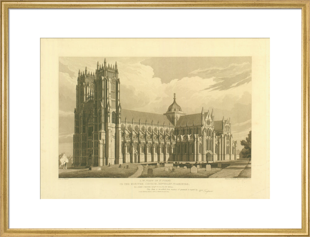 South West View of Beverley Minster