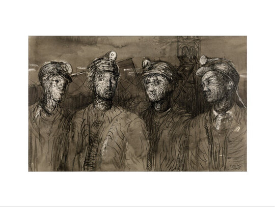 Henry Moore, Pit Boys at Pithead, 1942