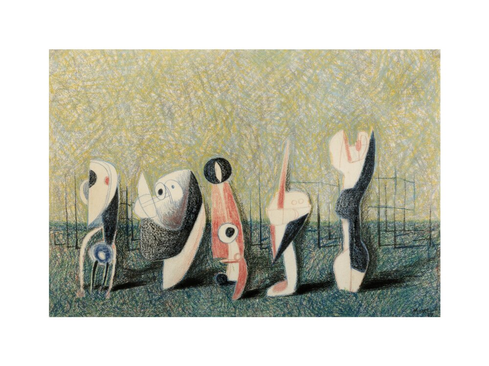 Henry Moore, Five Metal Forms, 1937