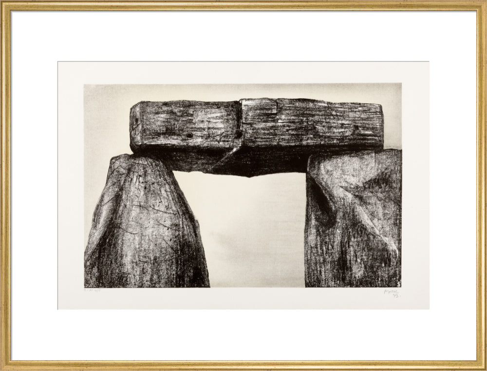Henry Moore, Stonehenge I: Balancing Lintel, 1973
