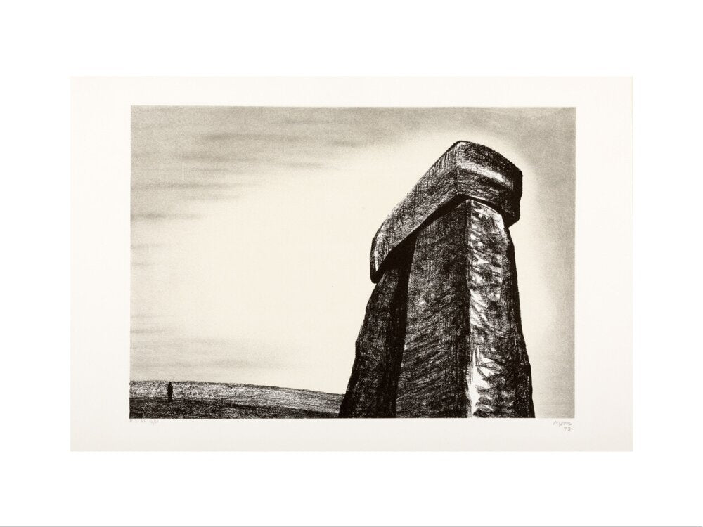 Henry Moore, Stonehenge III: Against the Sky, 1973