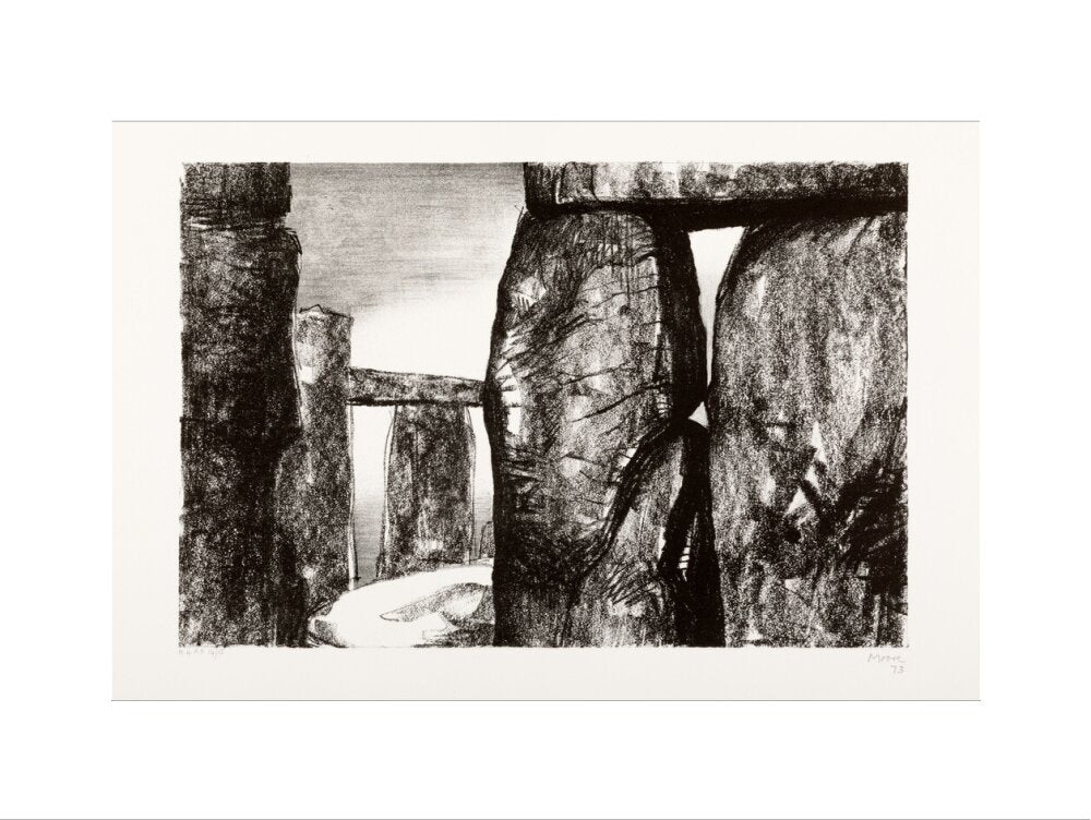 Henry Moore, Stonehenge IV: Inside the Circle, 1973