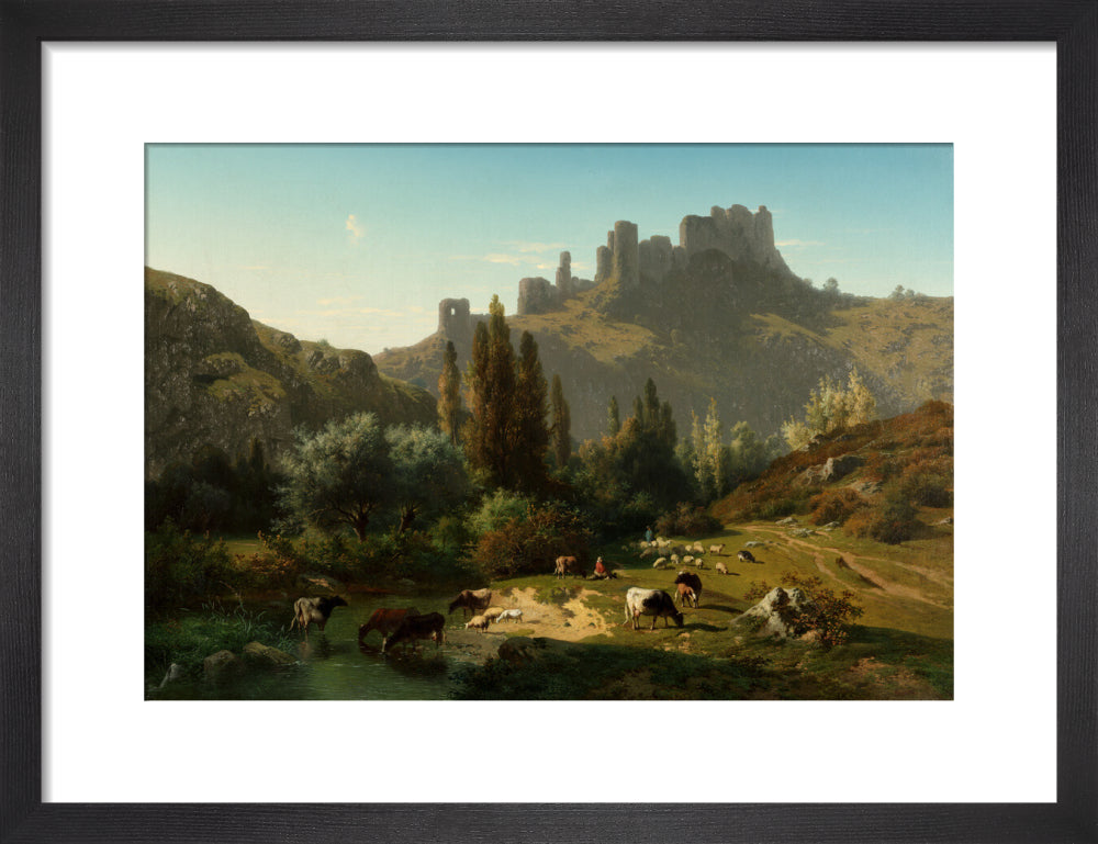 Rosa Bonheur, Landscape with Cattle, 1856