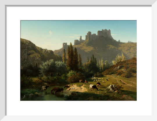 Rosa Bonheur, Landscape with Cattle, 1856