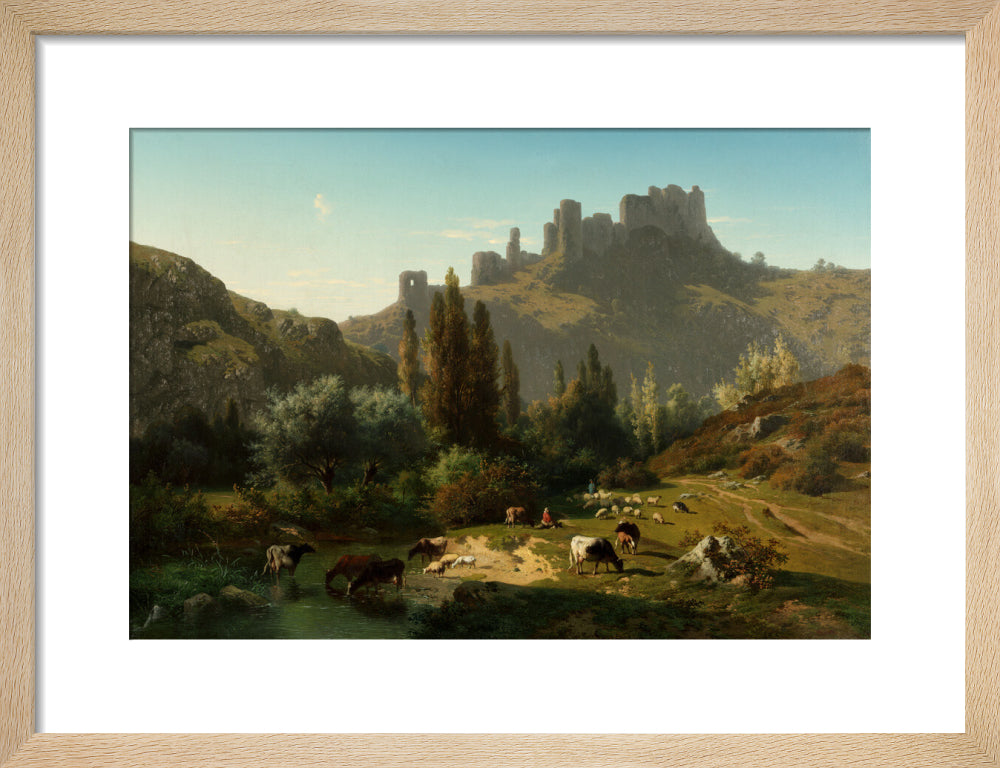 Rosa Bonheur, Landscape with Cattle, 1856