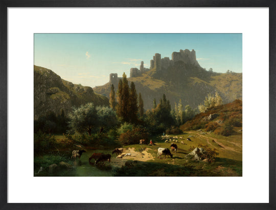 Rosa Bonheur, Landscape with Cattle, 1856