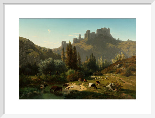 Rosa Bonheur, Landscape with Cattle, 1856