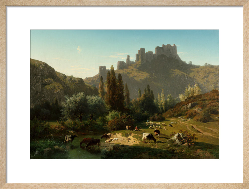 Rosa Bonheur, Landscape with Cattle, 1856