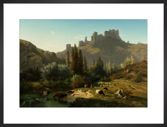 Rosa Bonheur, Landscape with Cattle, 1856