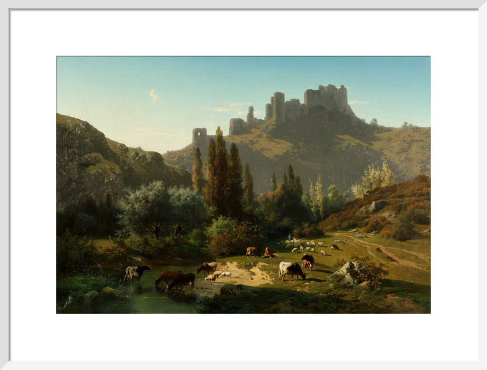 Rosa Bonheur, Landscape with Cattle, 1856