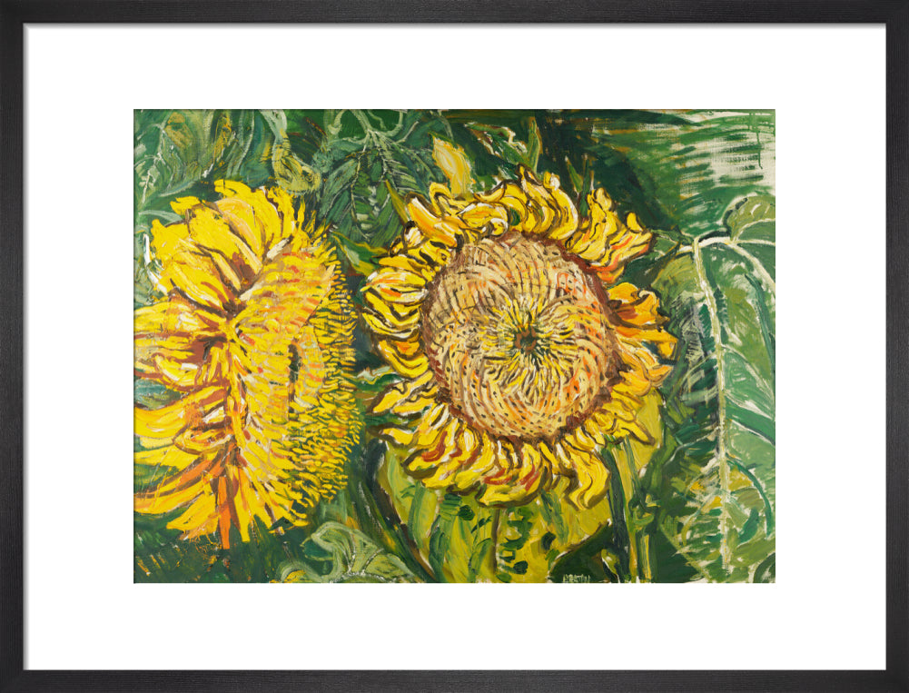 John Randall Bratby, Sunflowers, 1969
