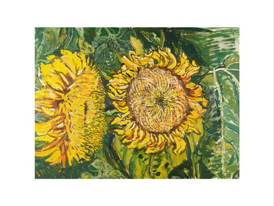 John Randall Bratby, Sunflowers, 1969