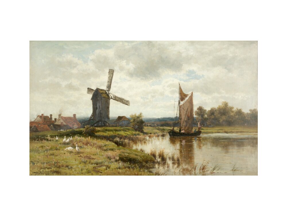 James Edward Grace, On the River Arun Lledr, 1878