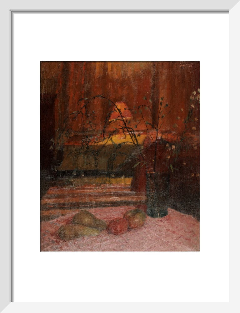 Leonard Greaves, Still Life with a Lamplight, 1946
