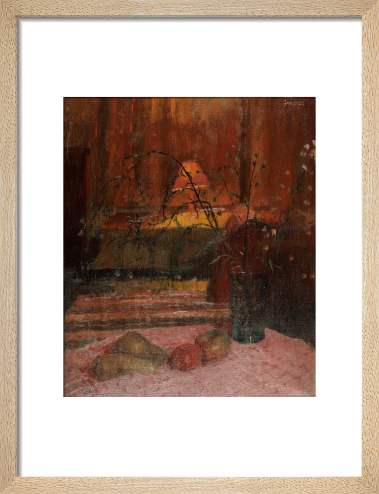 Leonard Greaves, Still Life with a Lamplight, 1946
