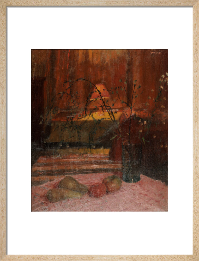 Leonard Greaves, Still Life with a Lamplight, 1946