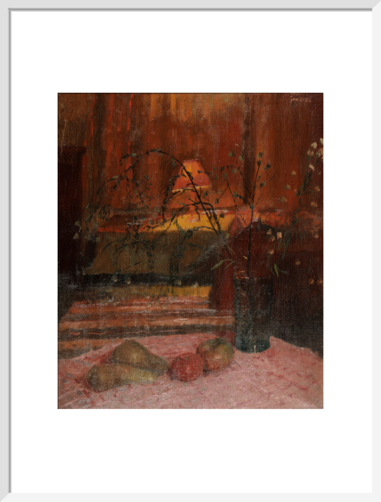 Leonard Greaves, Still Life with a Lamplight, 1946