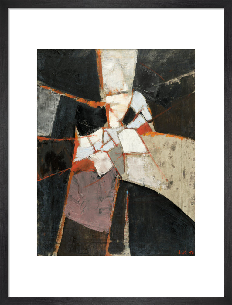 Adrian Heath, Grey and Black, 1958