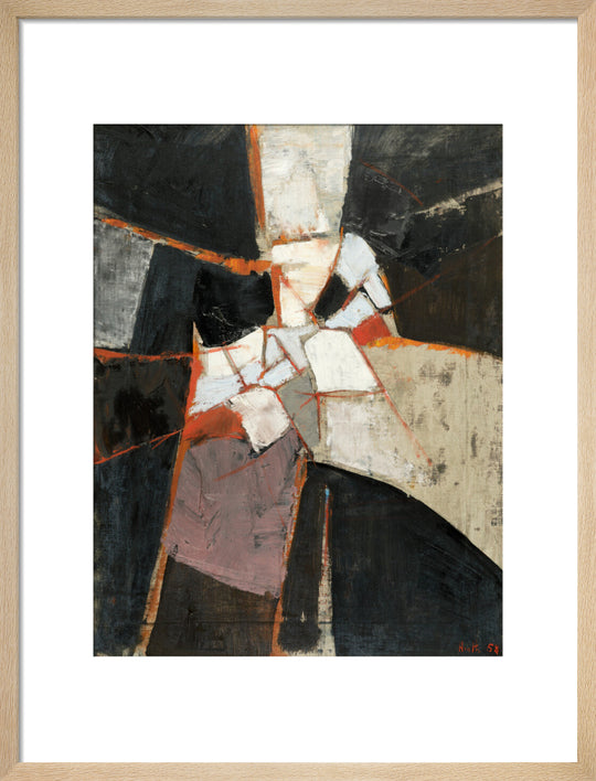 Adrian Heath, Grey and Black, 1958