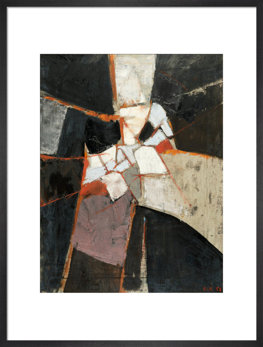 Adrian Heath, Grey and Black, 1958