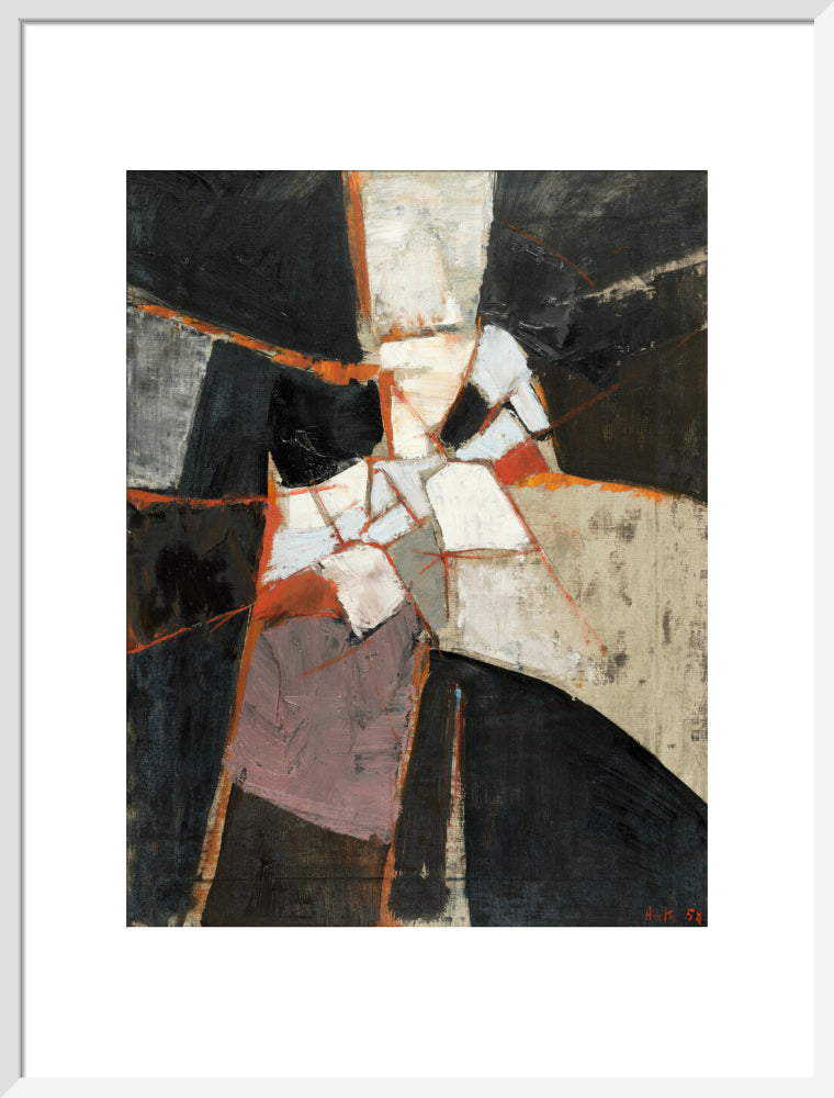 Adrian Heath, Grey and Black, 1958