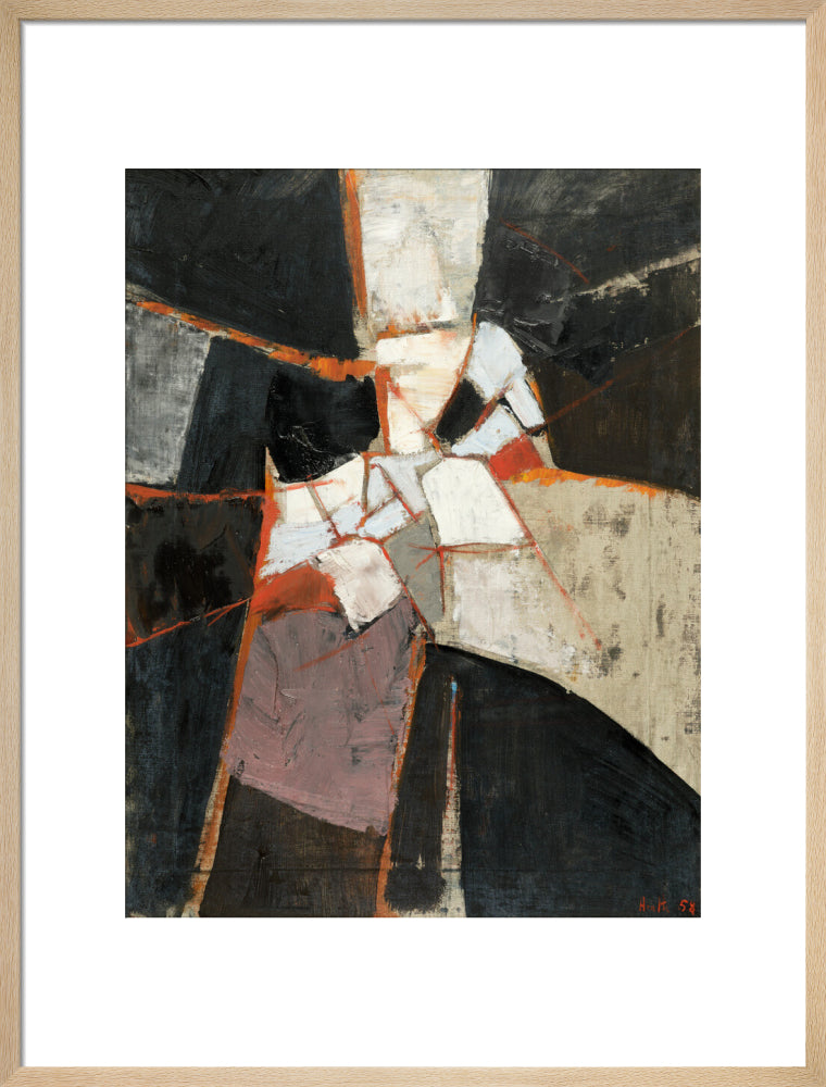 Adrian Heath, Grey and Black, 1958