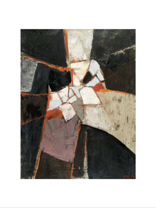 Adrian Heath, Grey and Black, 1958