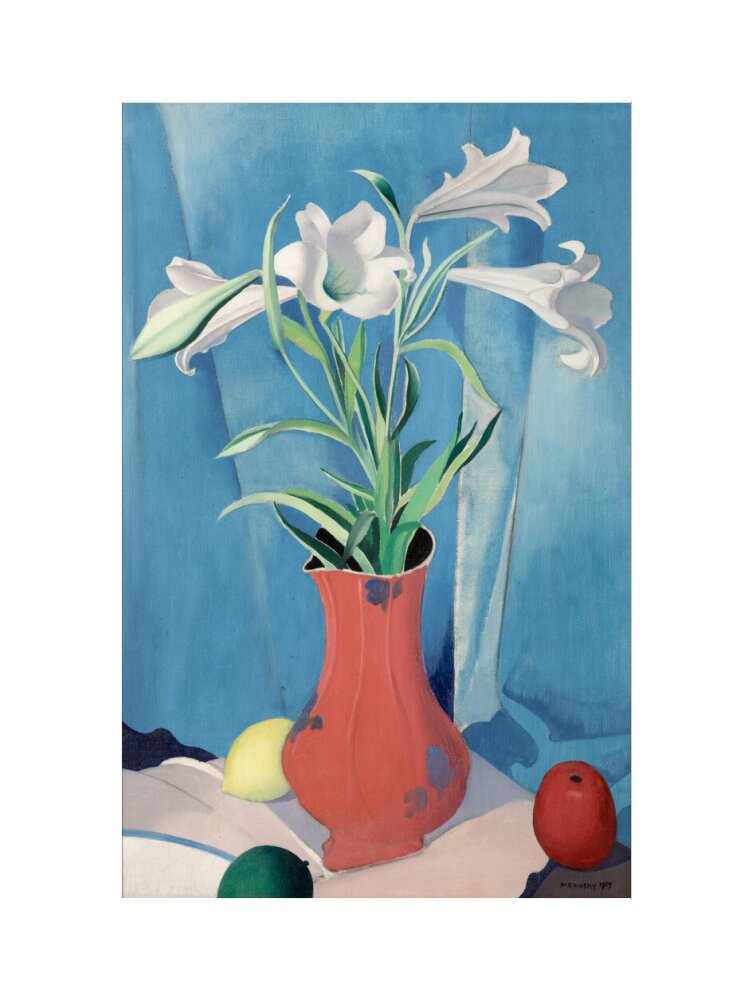 Bernard Meninsky, Lilies, 1917