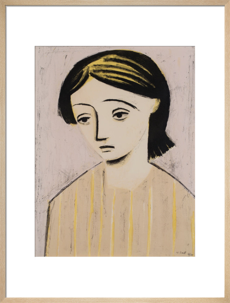 William Scott, Portrait of a Girl, 1948