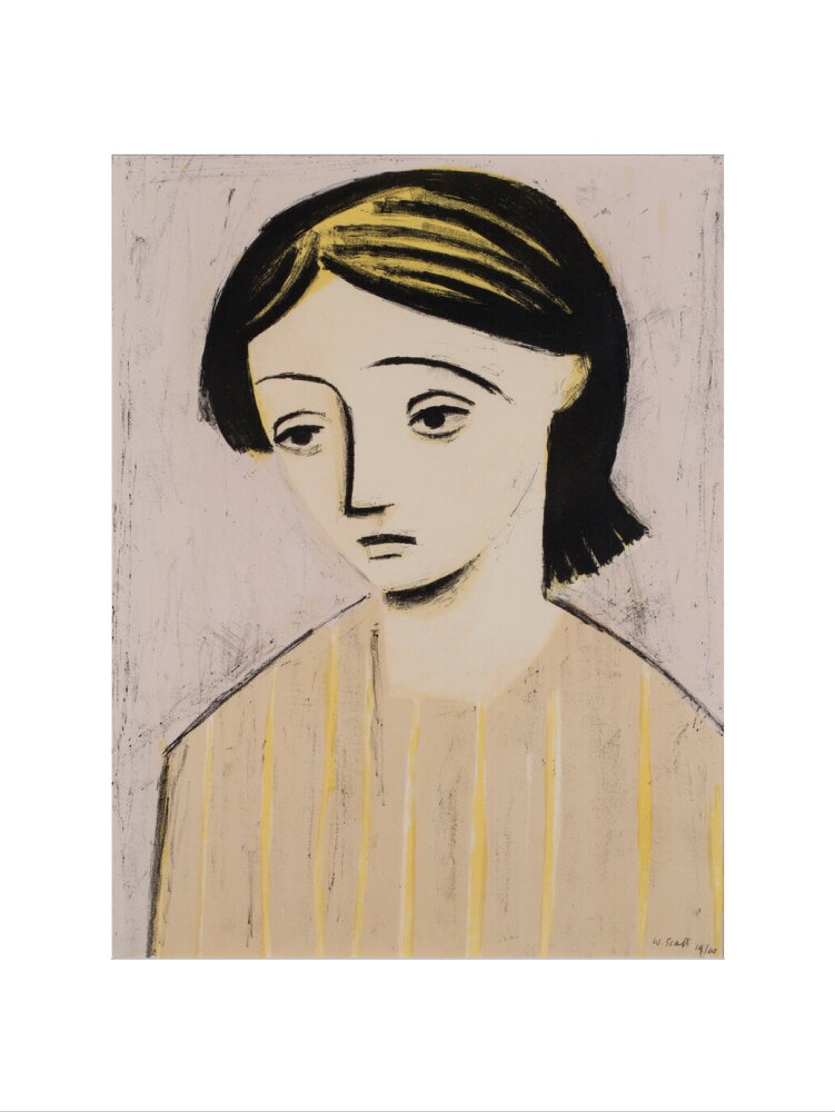 William Scott, Portrait of a Girl, 1948