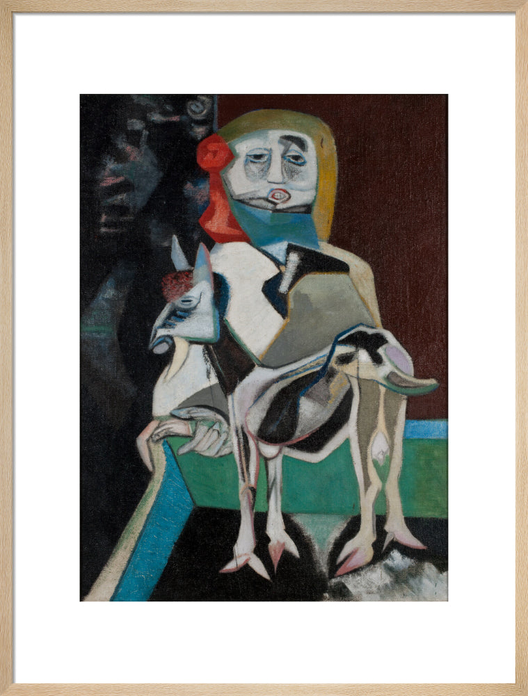 Robert Colquhoun, Woman and Goat, 1948
