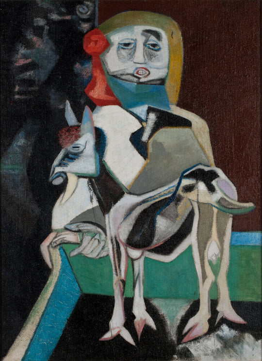 Robert Colquhoun, Woman and Goat, 1948